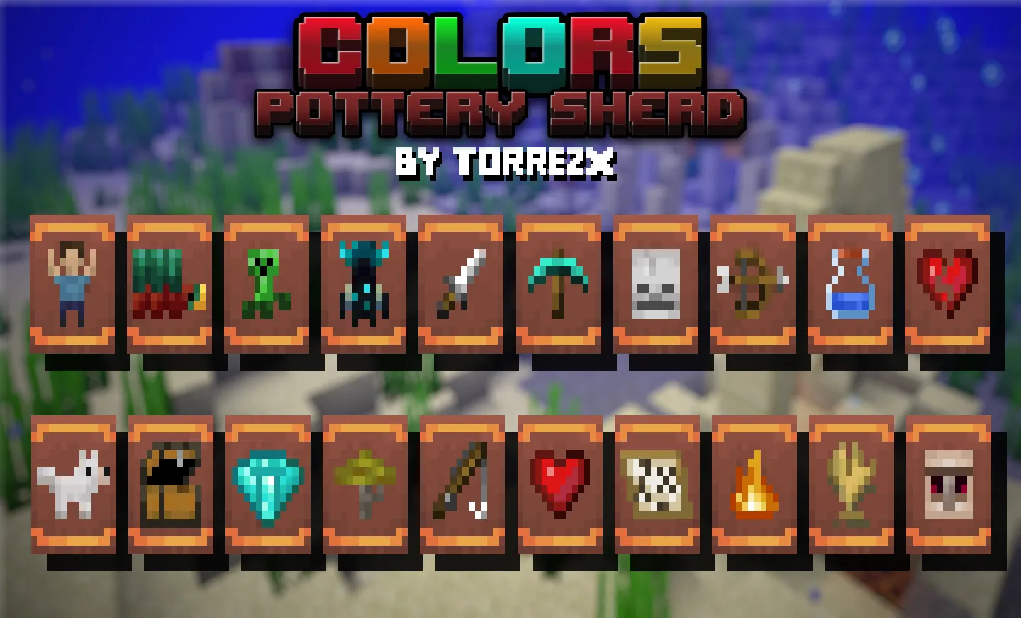 Torrezx-Color pottery sherd — скриншот 3 (Текстуры, Minecraft)