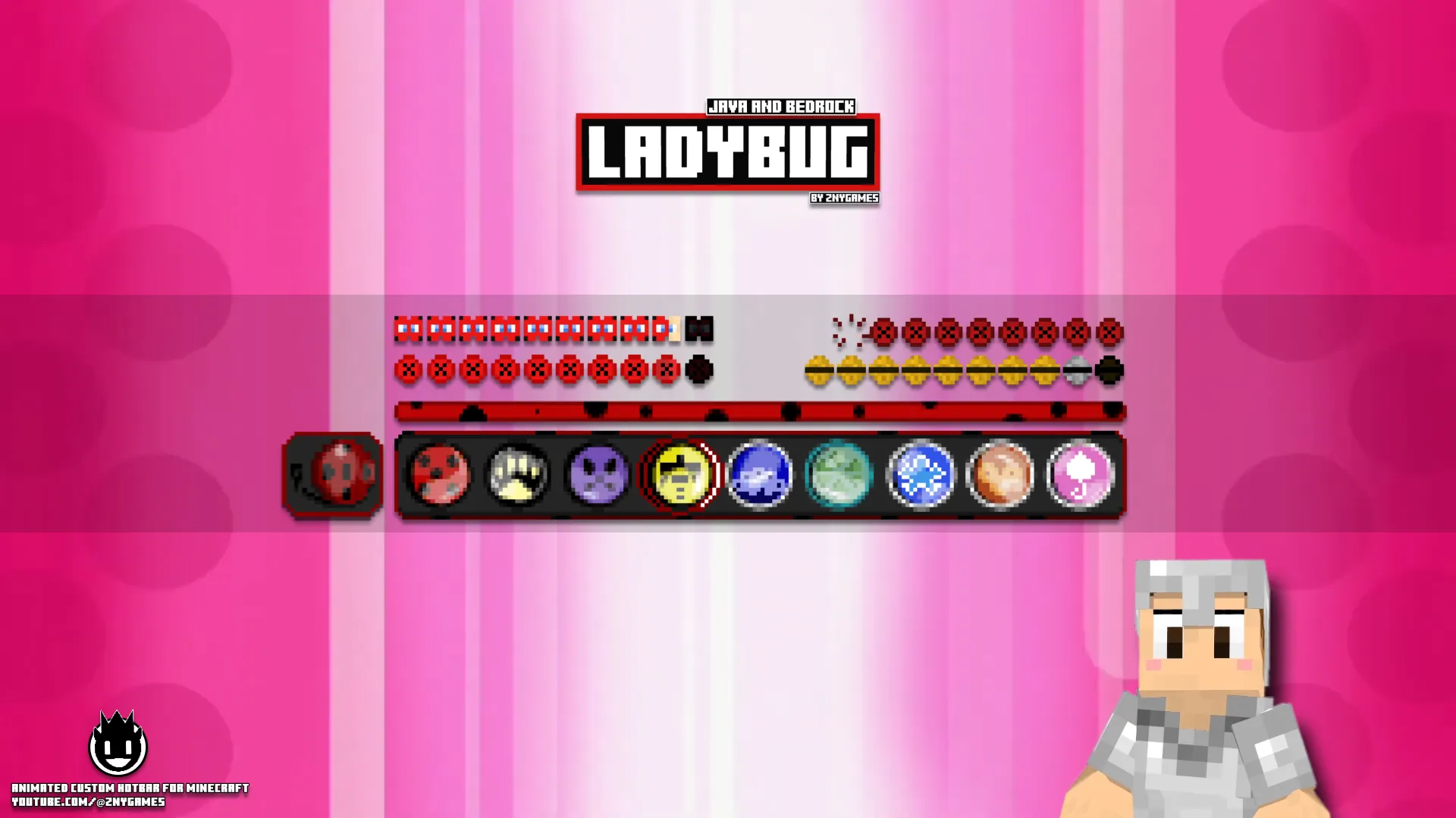 ANIMATED! - Ladybug Hotabr, Текстуры, Minecraft