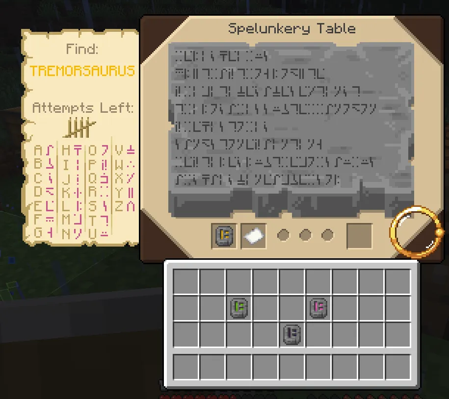 Alex's Caves - Alphabet — скриншот 1 (Текстуры, Minecraft)