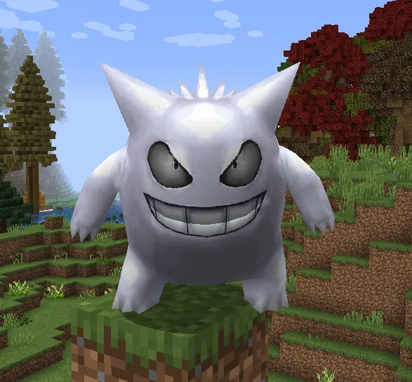 Better Shiny Gengar — скриншот 1 (Текстуры, Minecraft)