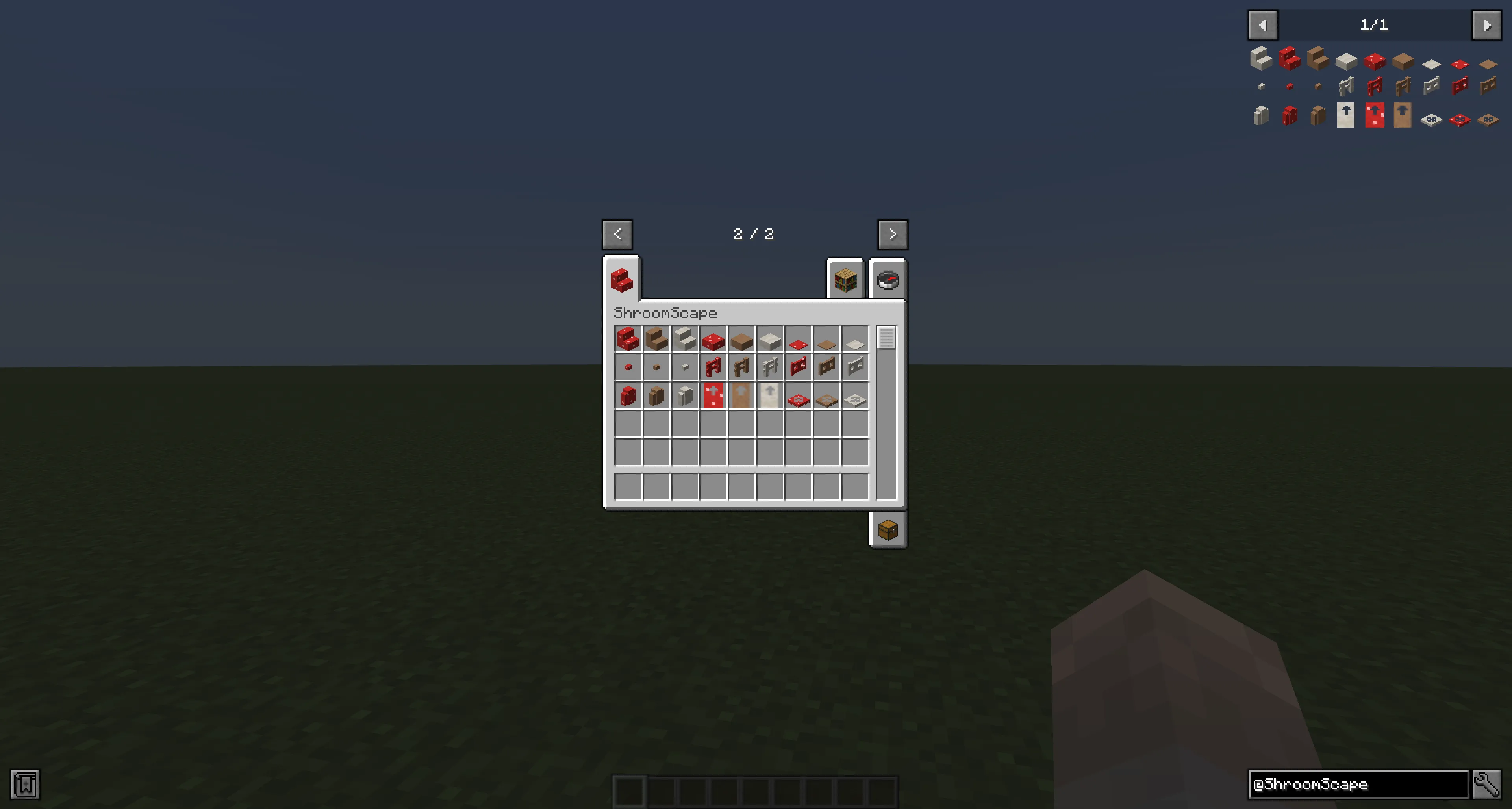 ShroomScape, Моды, Minecraft