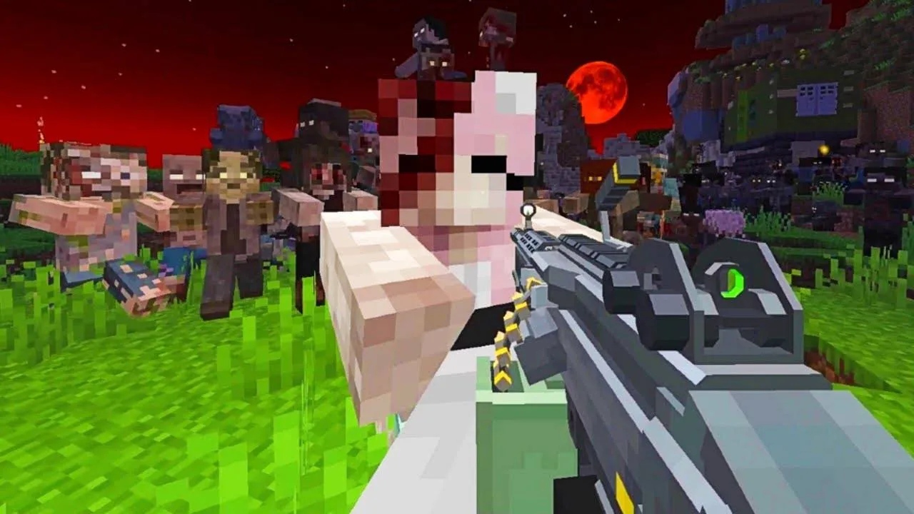 *7Days2Die* Zombie Horde Undead Survival — скриншот 1 (Модпаки, Minecraft)