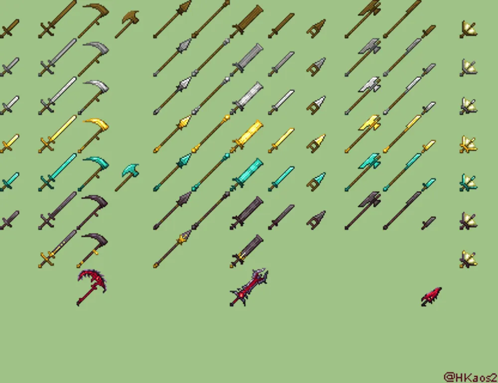 Kaotic Weapons, Моды, Minecraft