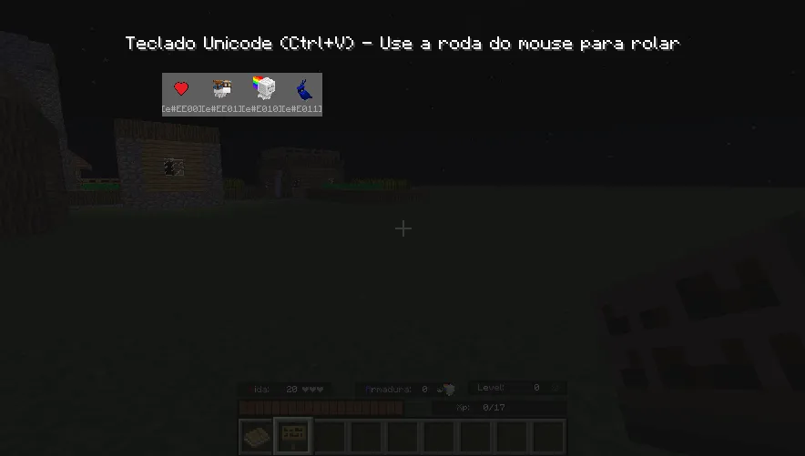 UnicodeLib, Моды, Minecraft