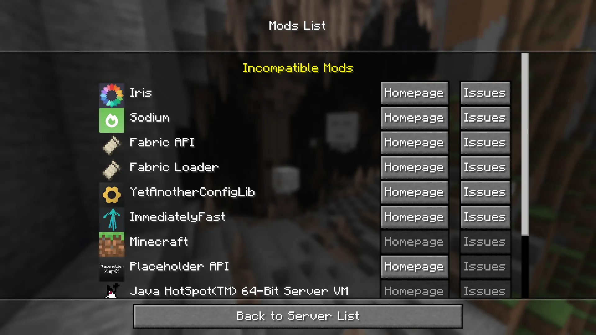 Mod Observer, Моды, Minecraft