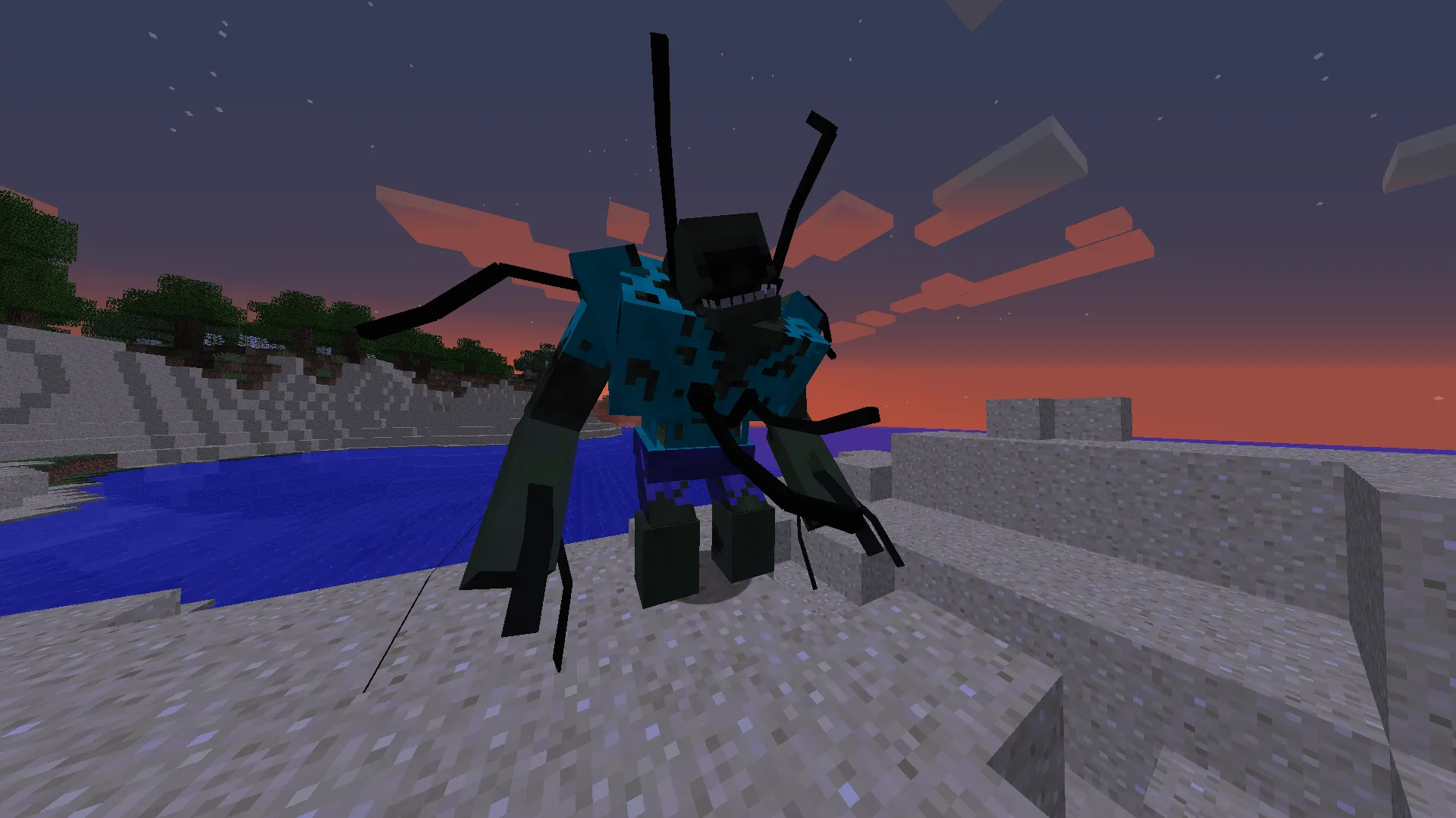 Scape and Run: Parasites Mutant Beasts — скриншот 1 (Моды, Minecraft)
