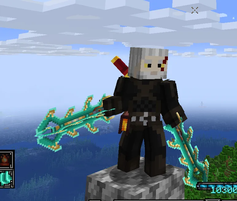Epic Fight x T.O Magic weapon compat — скриншот 3 (Дата-паки, Minecraft)