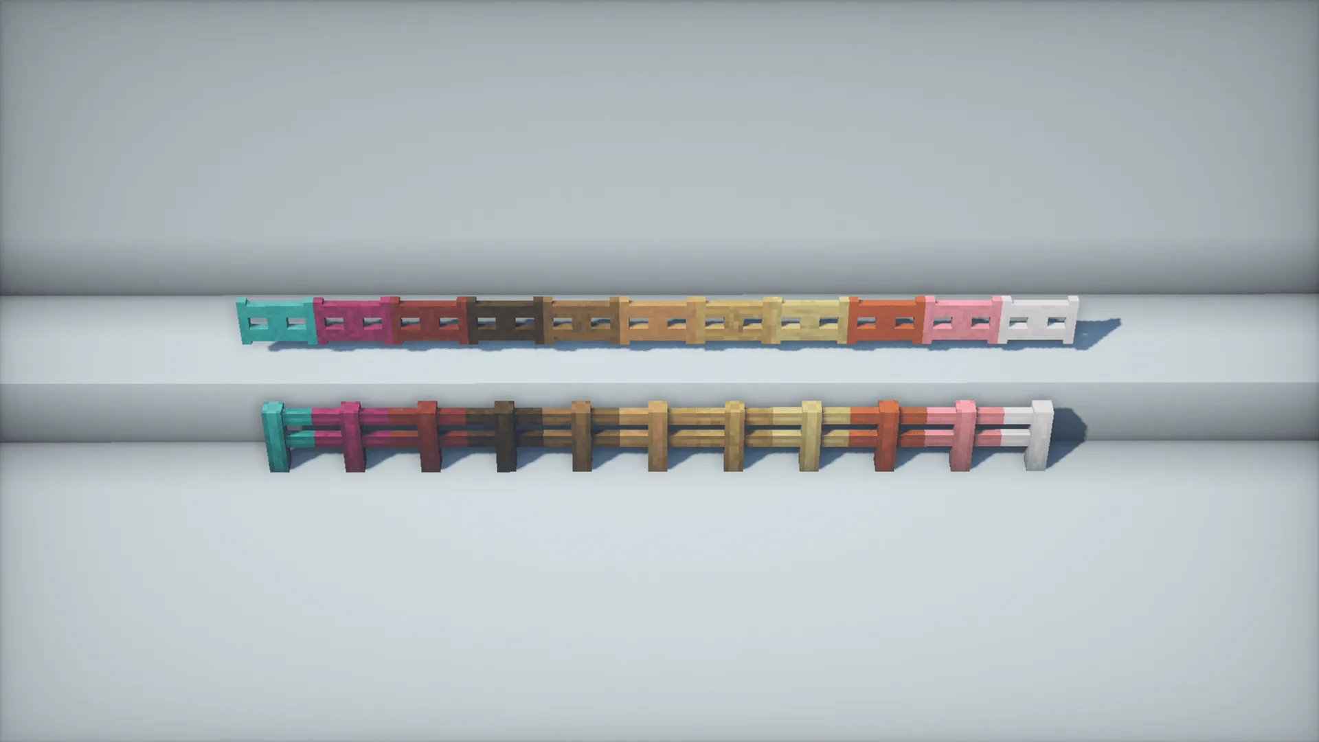 Jet's Better Fences, Текстуры, Minecraft