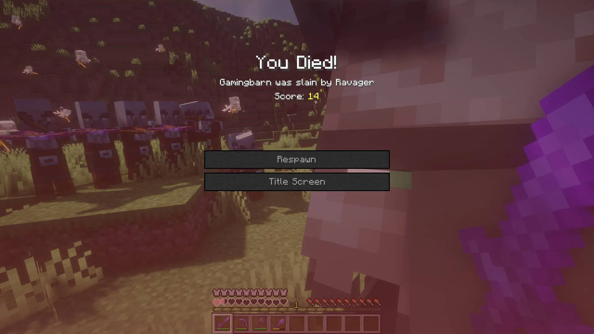 Nightmarish Mode, Моды, Minecraft