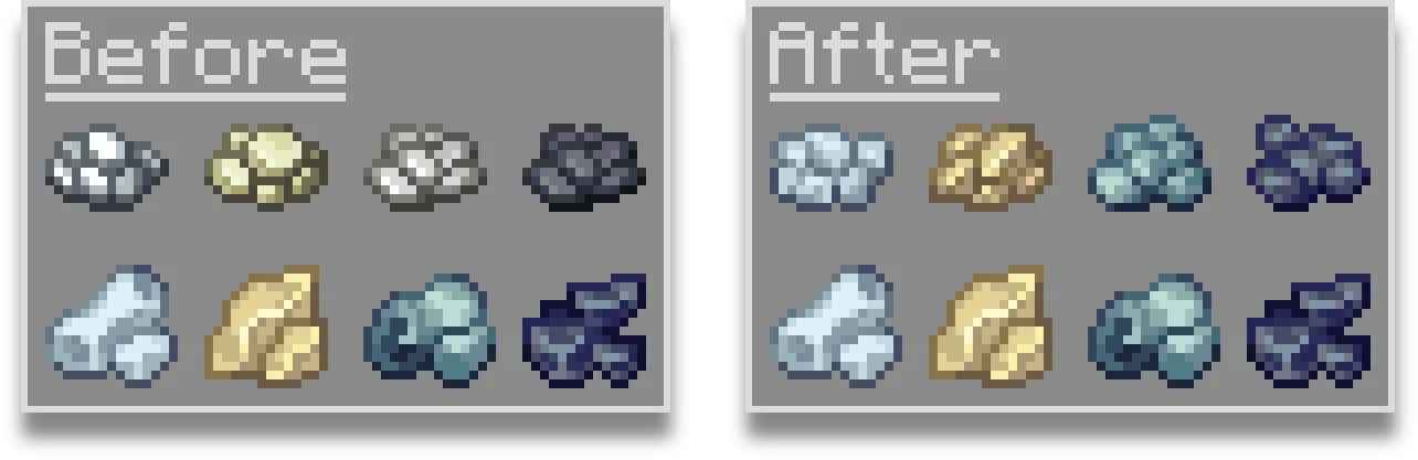 Create Thermal Style Crushed Ores — скриншот 1 (Текстуры, Minecraft)