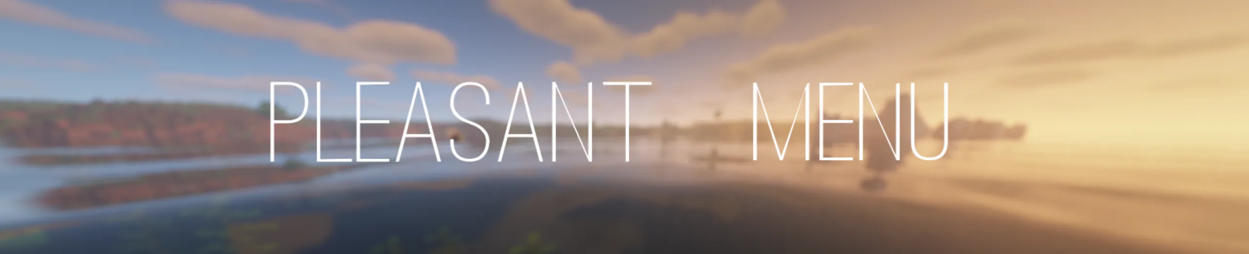 Pleasant Menu, Текстуры, Minecraft