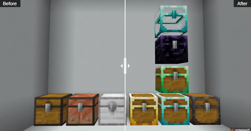 Texture Iron Chest (Fabric) — скриншот 1 (Текстуры, Minecraft)
