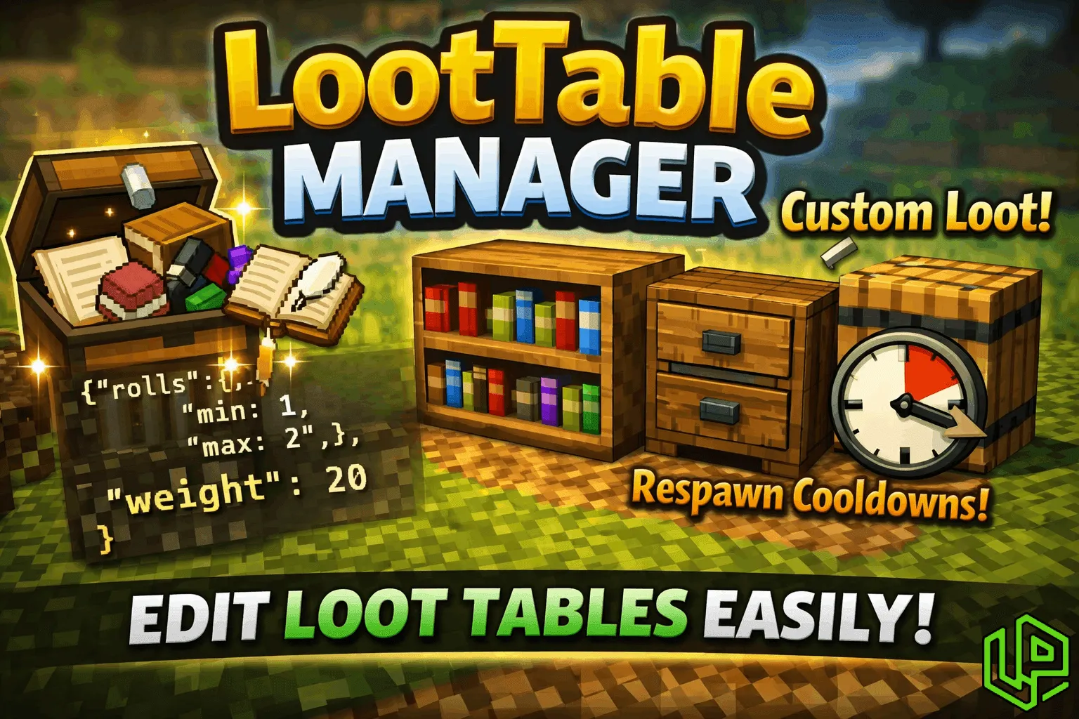 Loot Table Manager — скриншот 1 (Моды, Minecraft)