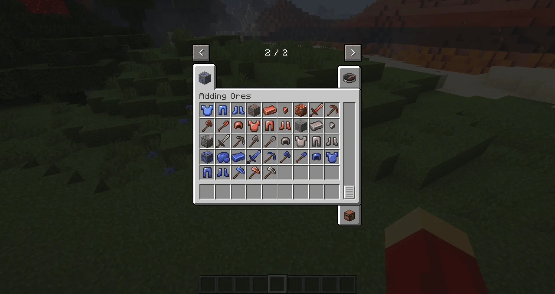 Adding Ores, Моды, Minecraft