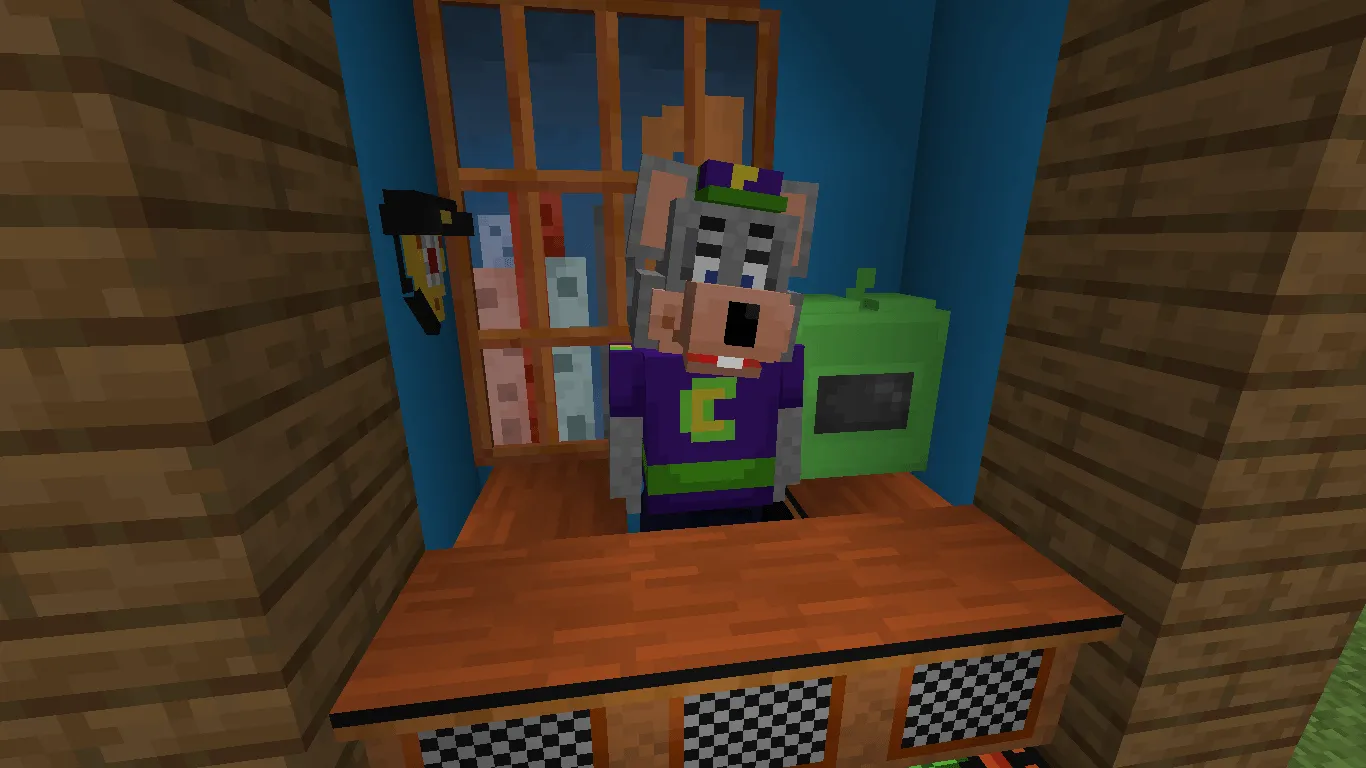 Chuck E Cheese: Back To The Bots, Management Wanted addon — скриншот 8 (Моды, Minecraft)