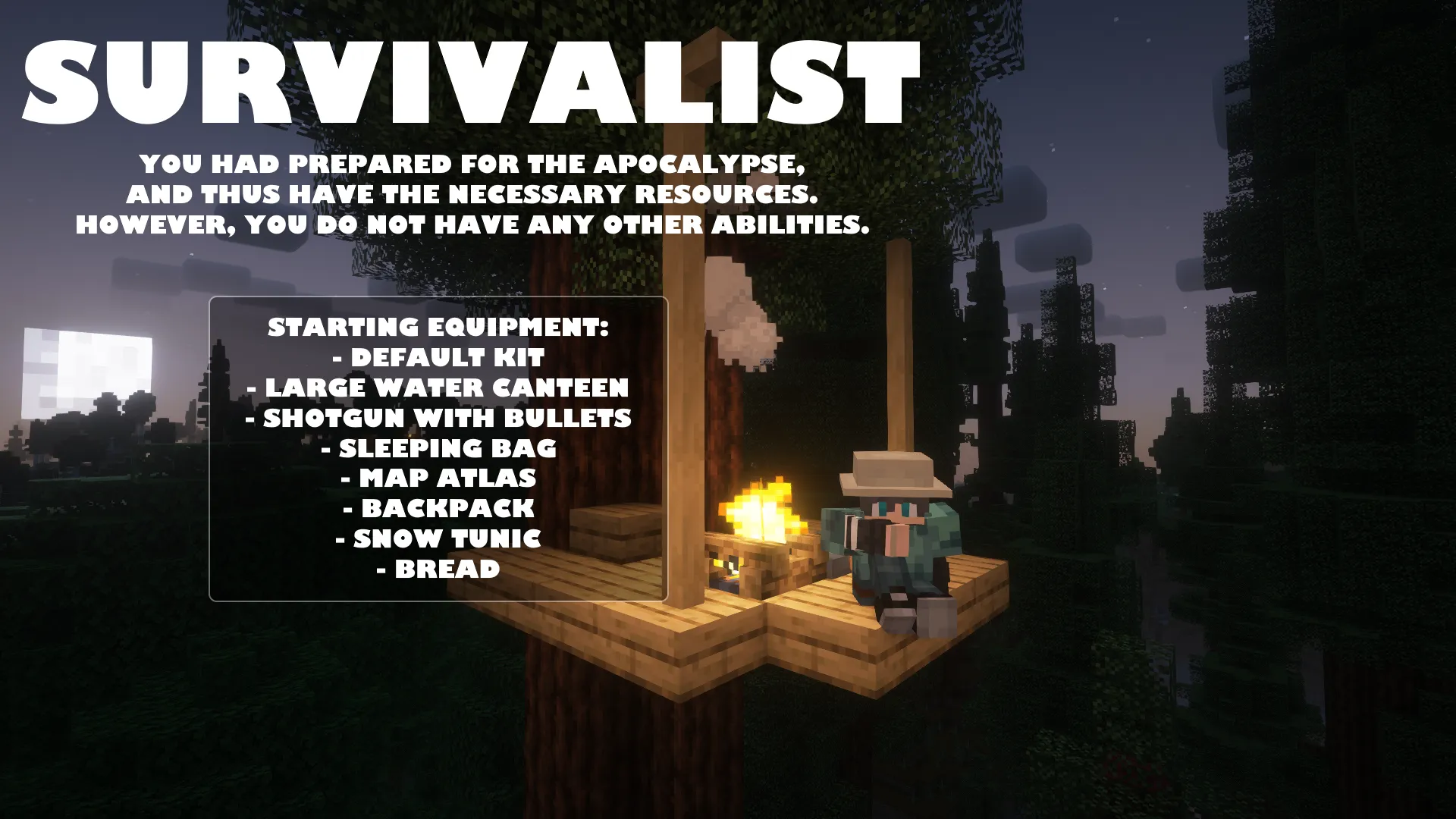 Z apocalypse origins, Моды, Minecraft