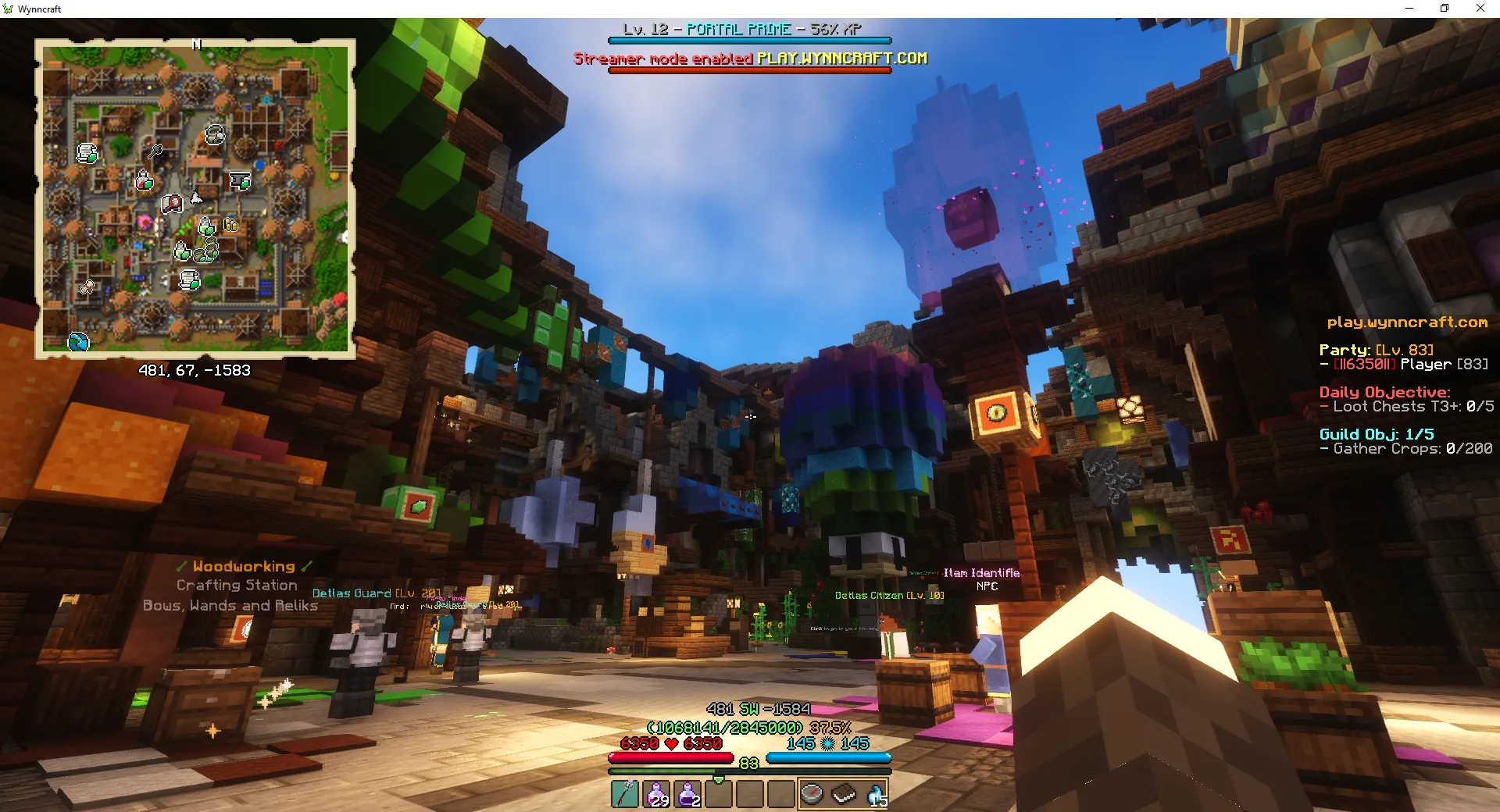 touchportyl's Wynncraft — скриншот 5 (Модпаки, Minecraft)