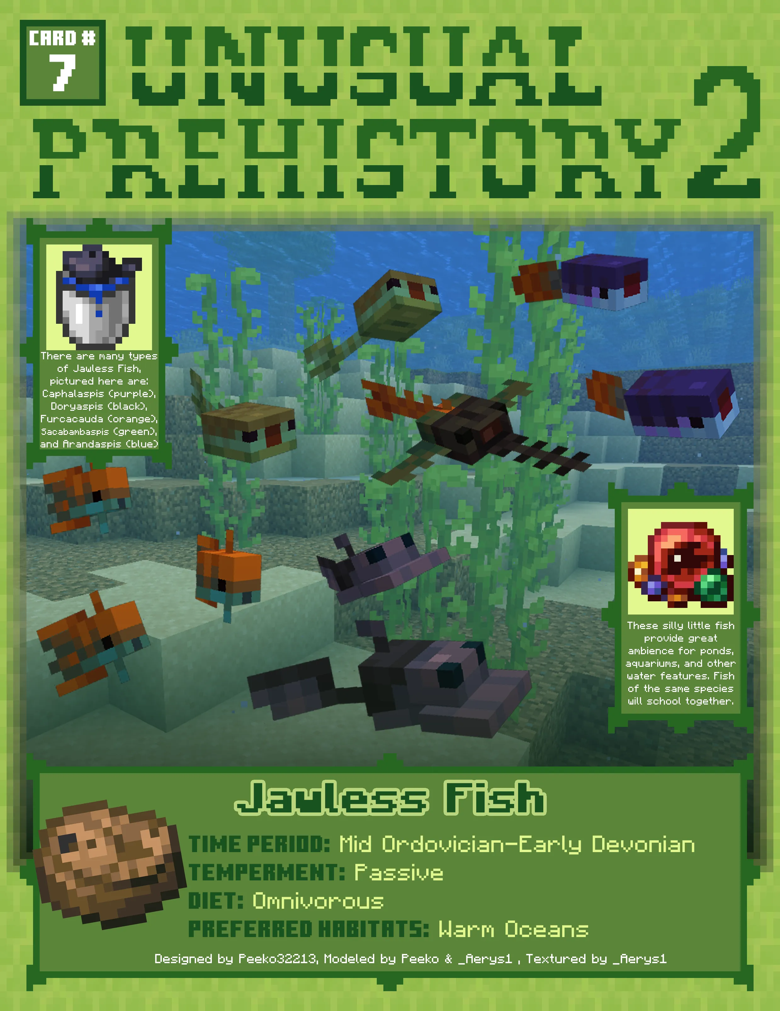 Unusual Prehistory 2, Моды, Minecraft