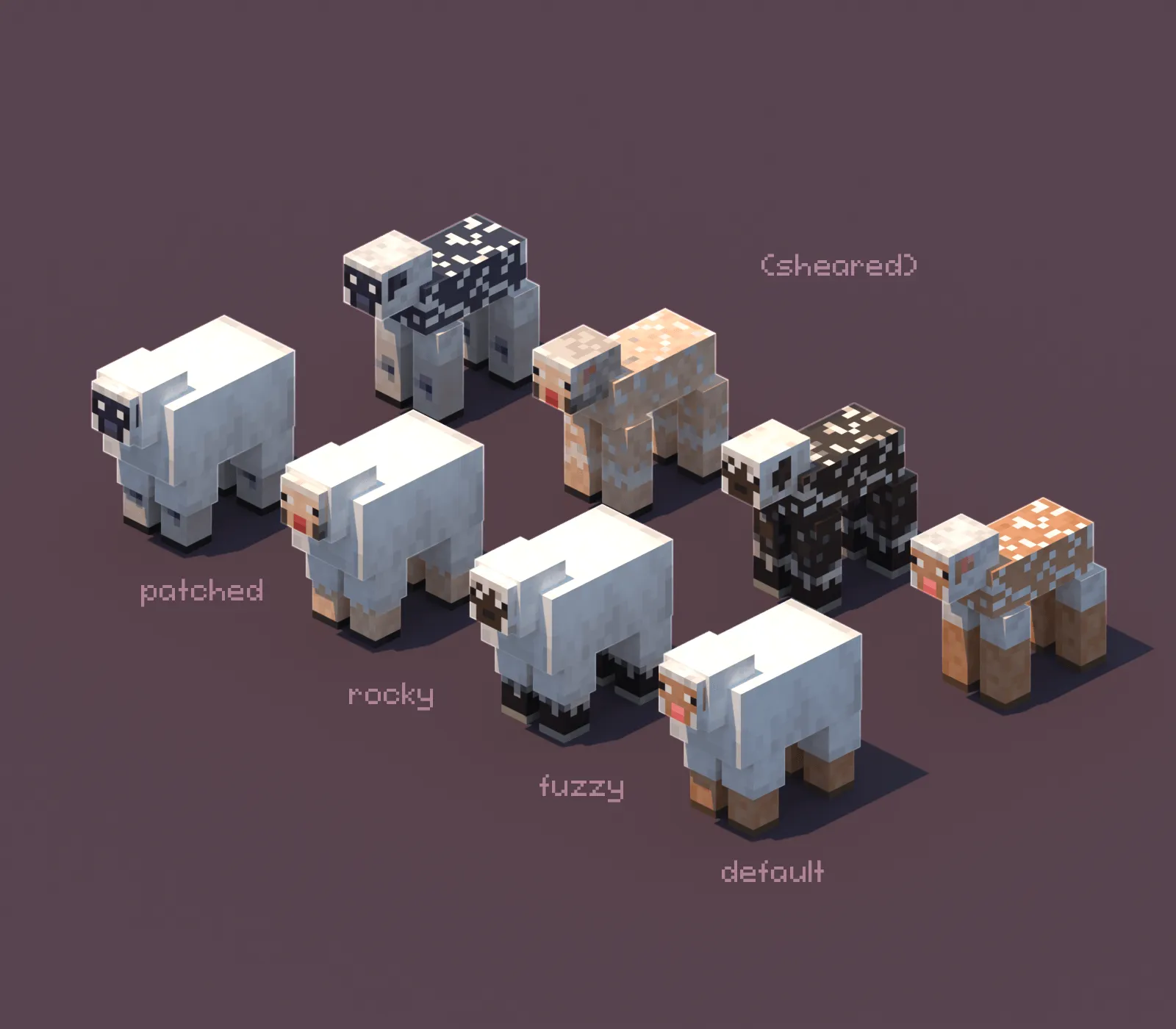 More Mob Variants Passive Edition, Моды, Minecraft