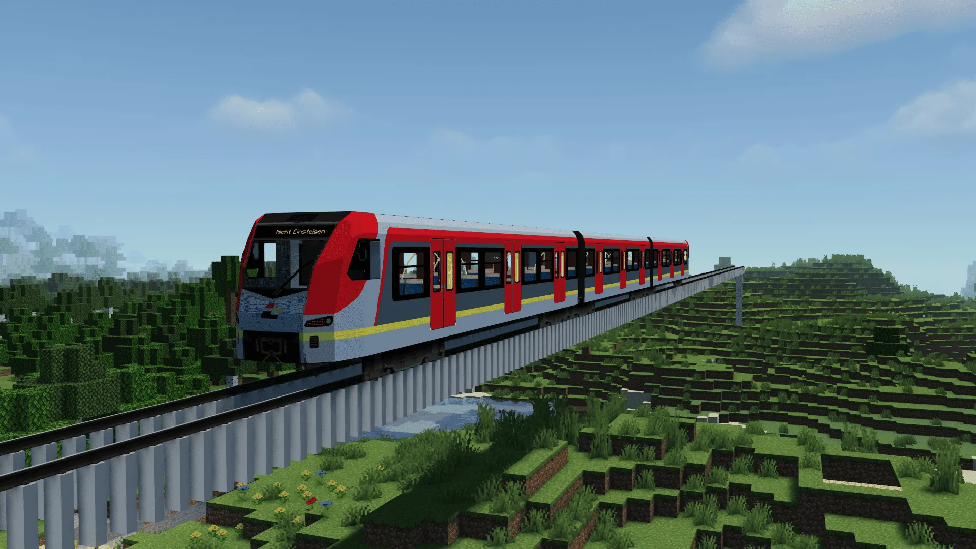 [MTR] Stadler FLIRT 3 with ŁKA livery (PL) — скриншот 2 (Текстуры, Minecraft)