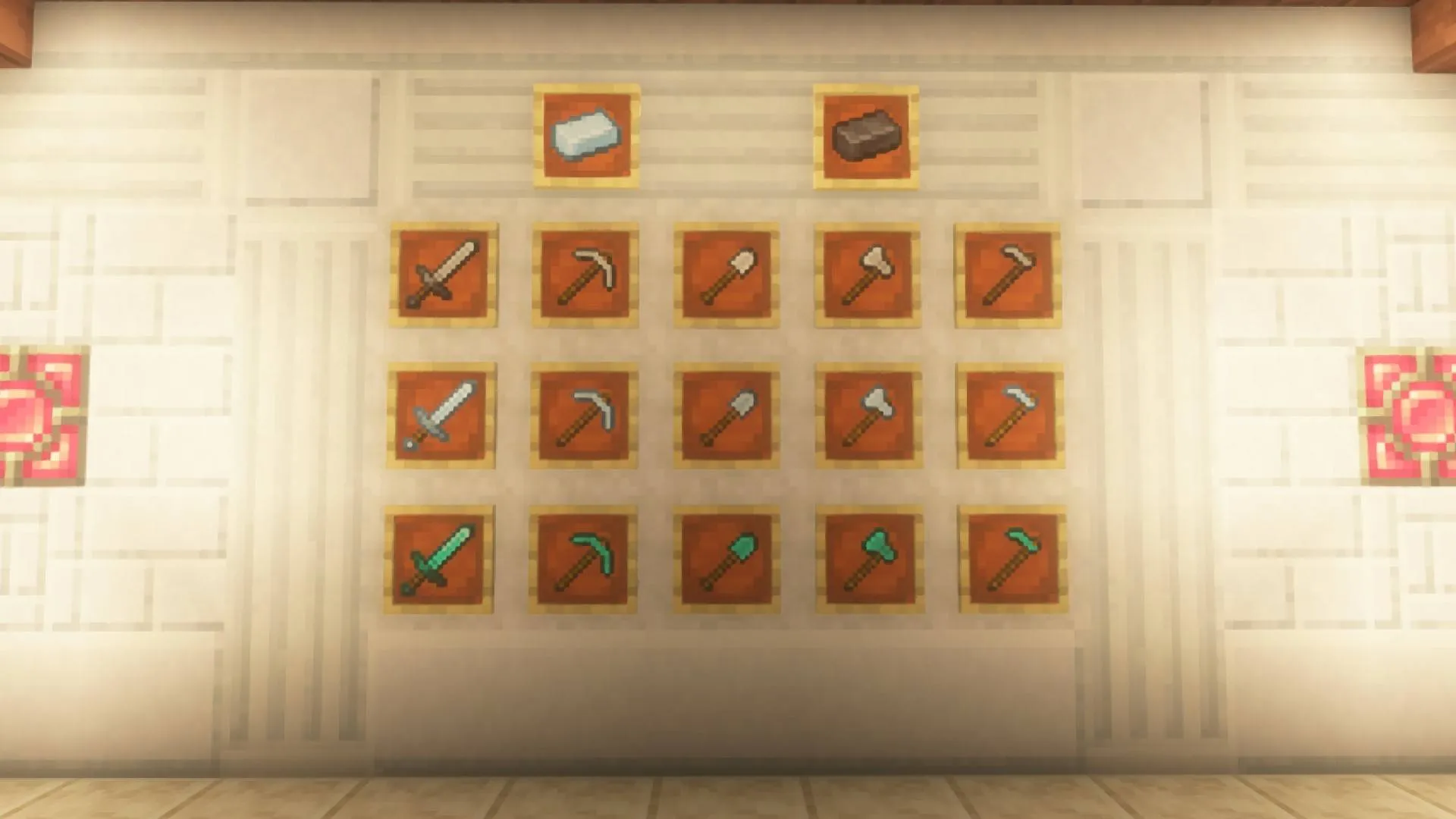 The Platinum Ore Obscuria's Tools, Текстуры, Minecraft