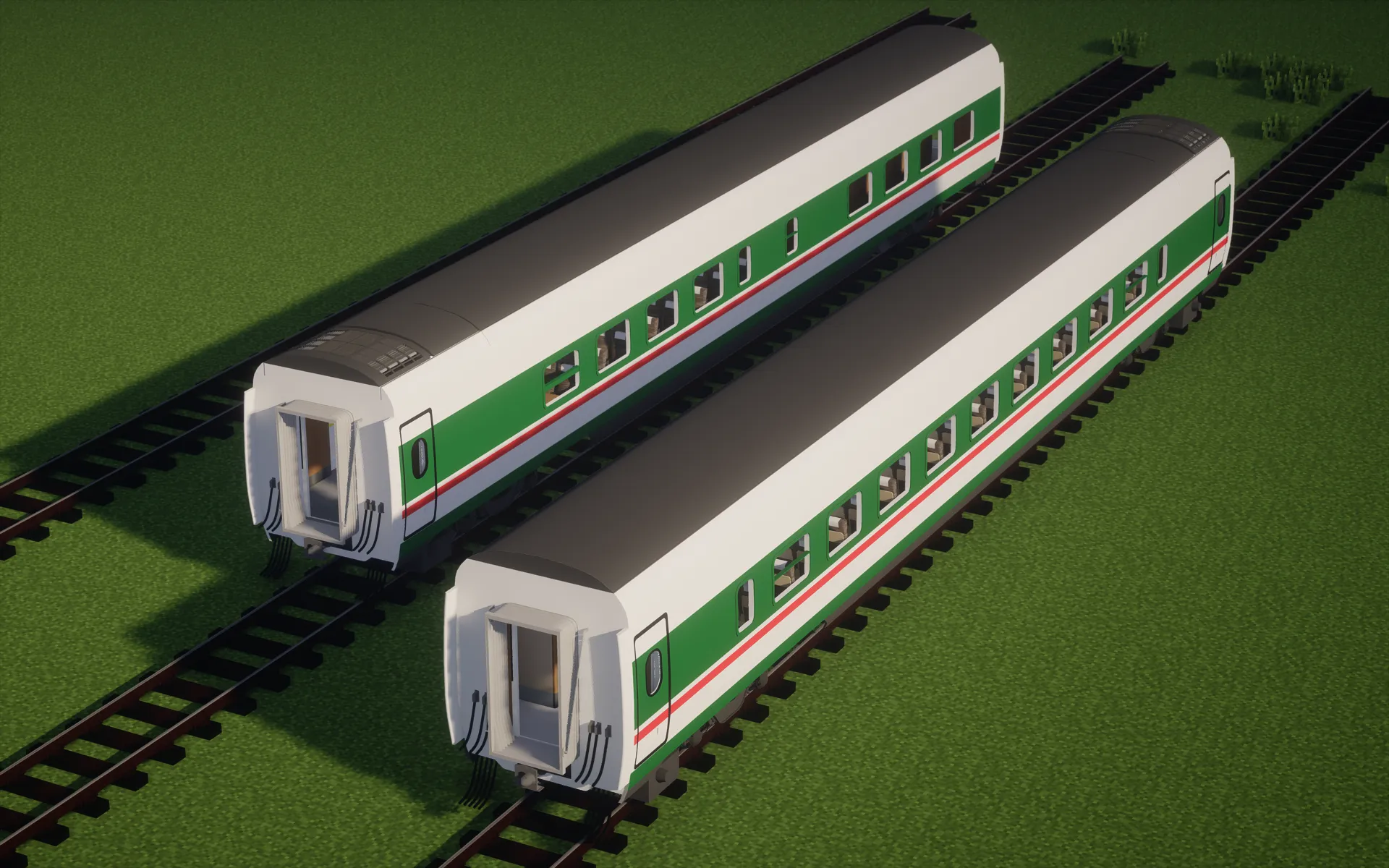 [IR/Immersive Railroading]China Railway CR200J "AD Calcium" EMU Train — скриншот 4 (Текстуры, Minecraft)