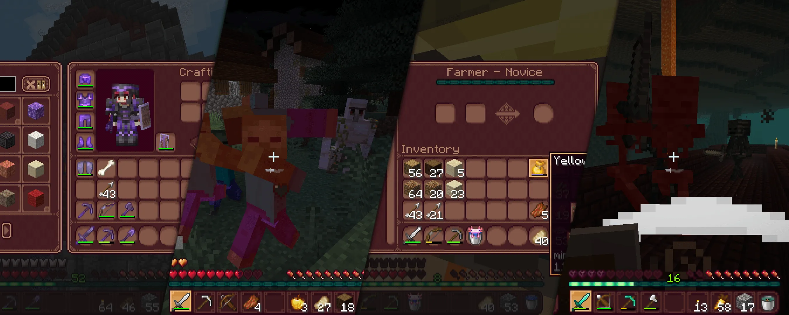 Dark Coffee GUI, Текстуры, Minecraft