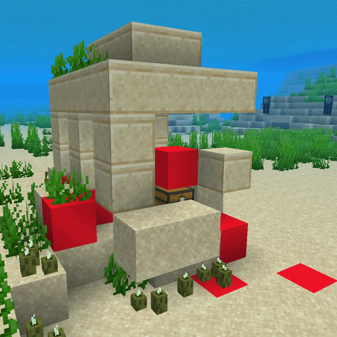Suspicious Sand Full Red, Текстуры, Minecraft