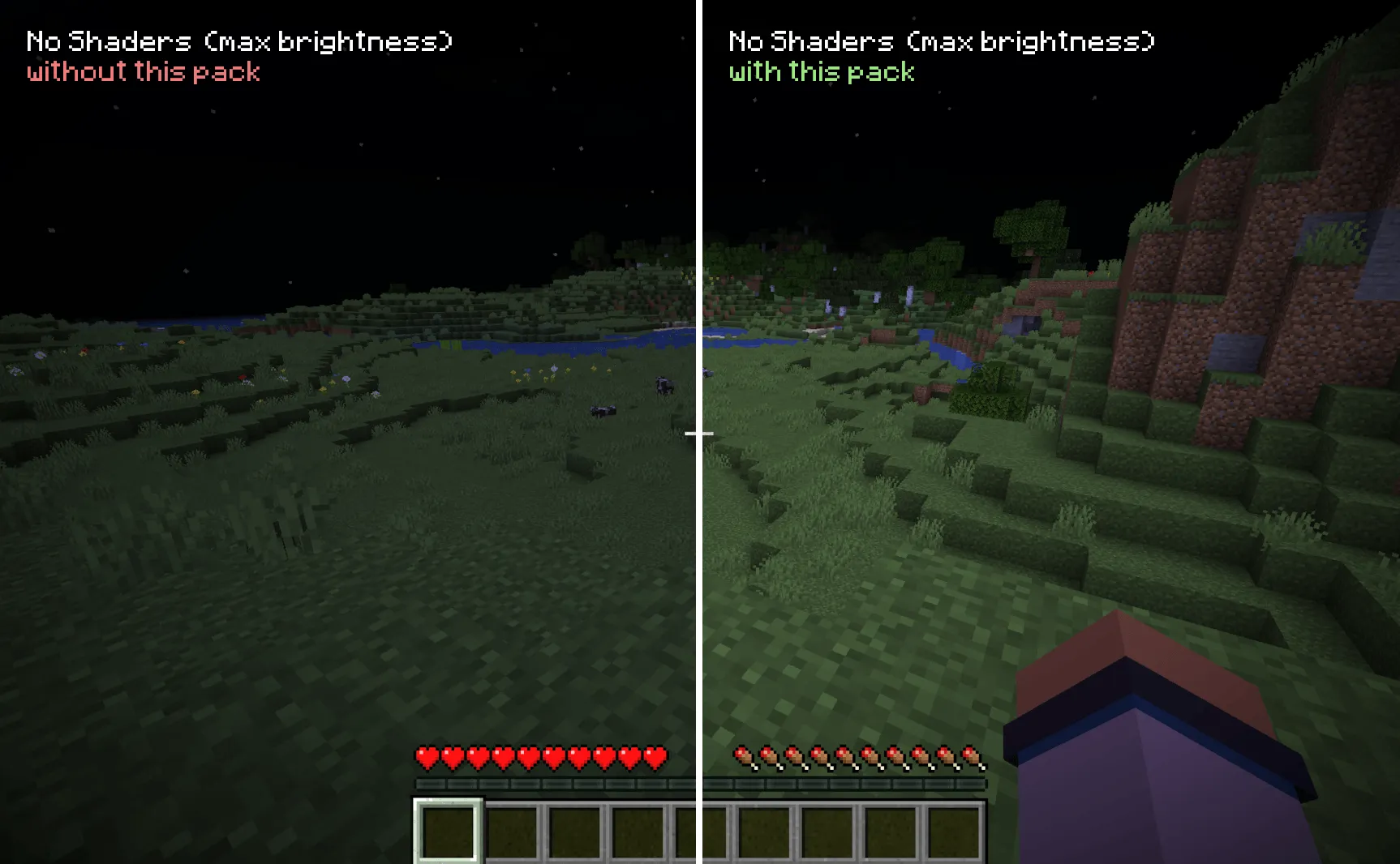Slightly Brighter Caves [OptiFine] — скриншот 4 (Текстуры, Minecraft)