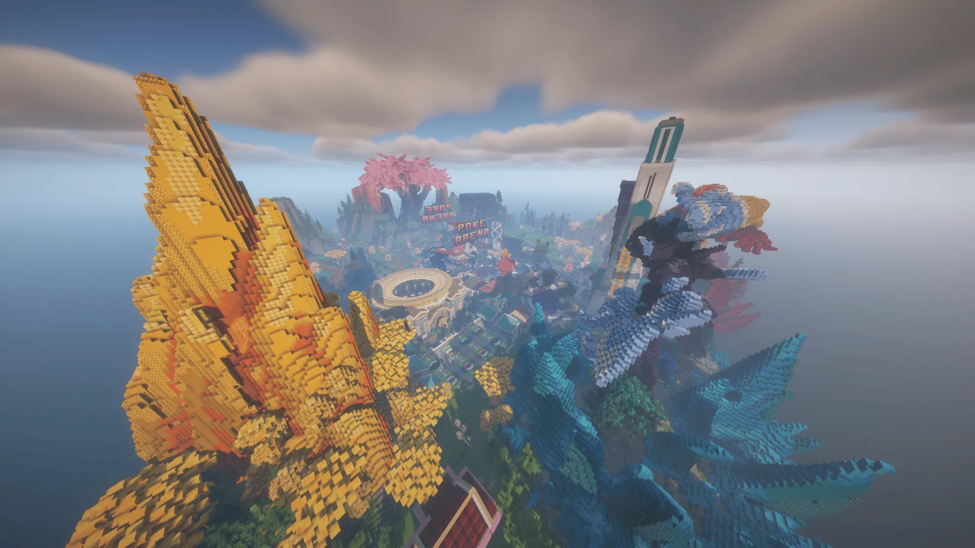 PokeArena Cobblemon — скриншот 1 (Модпаки, Minecraft)