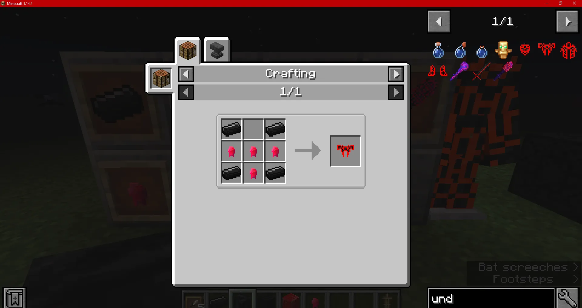 Kabuto's armor series 2; netherrealm tools, Моды, Minecraft