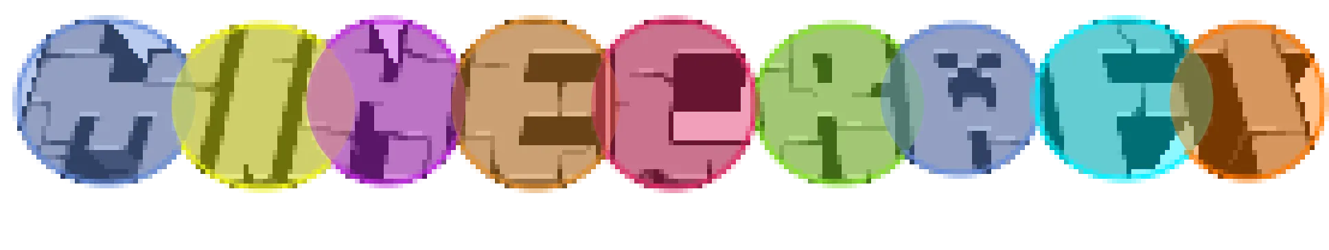 BUBBLE, Текстуры, Minecraft