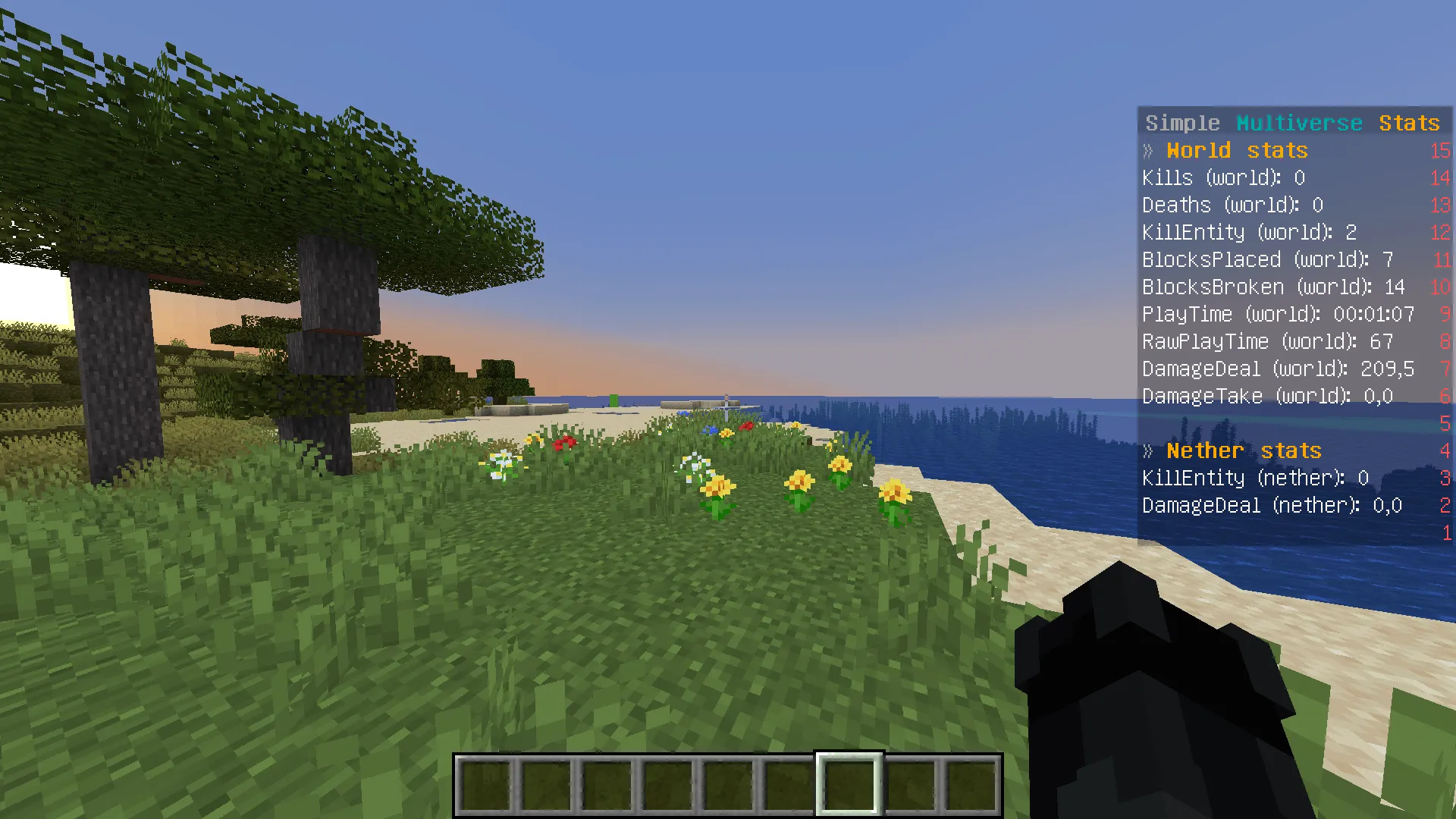 Simple Multiverse Stats — скриншот 1 (Плагины, Minecraft)