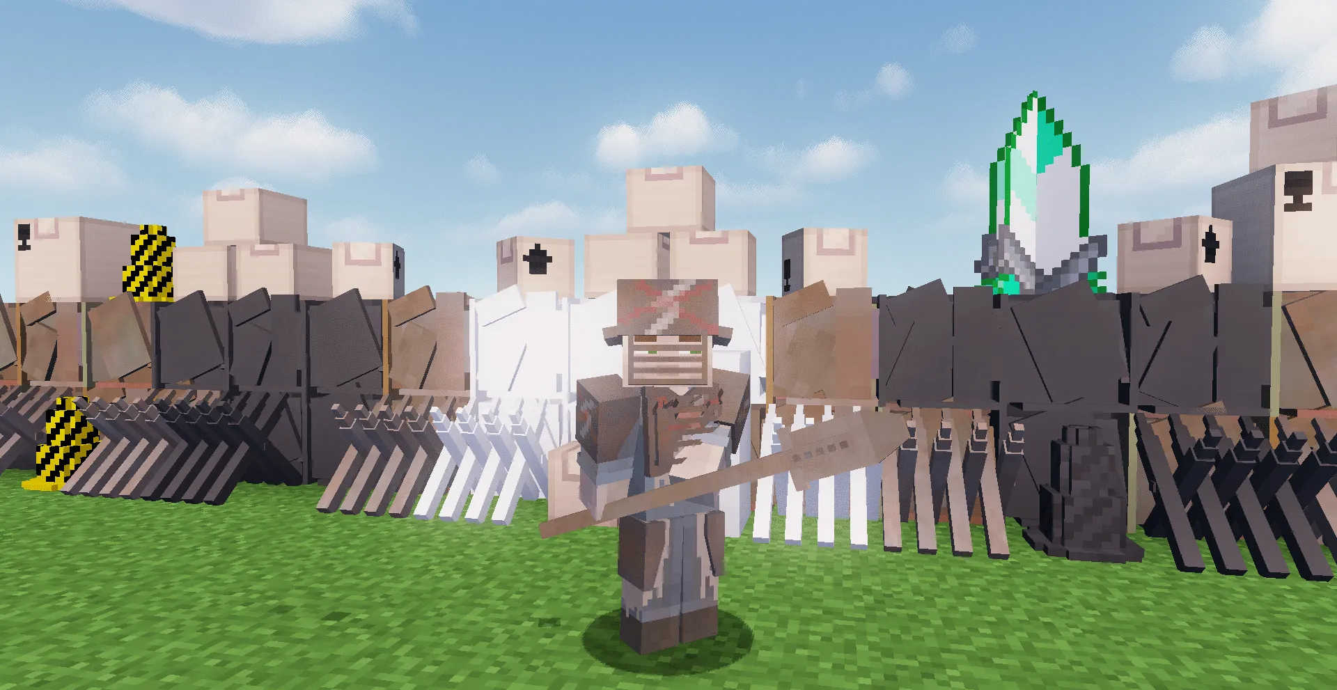 Changed armor and weapons, Моды, Minecraft