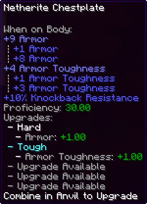 Gear Upgrades — скриншот 4 (Моды, Minecraft)