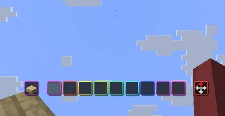 Animated Hotbar RGB — скриншот 1 (Текстуры, Minecraft)