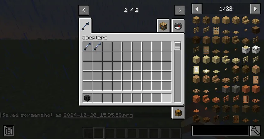 Scepters — скриншот 1 (Моды, Minecraft)