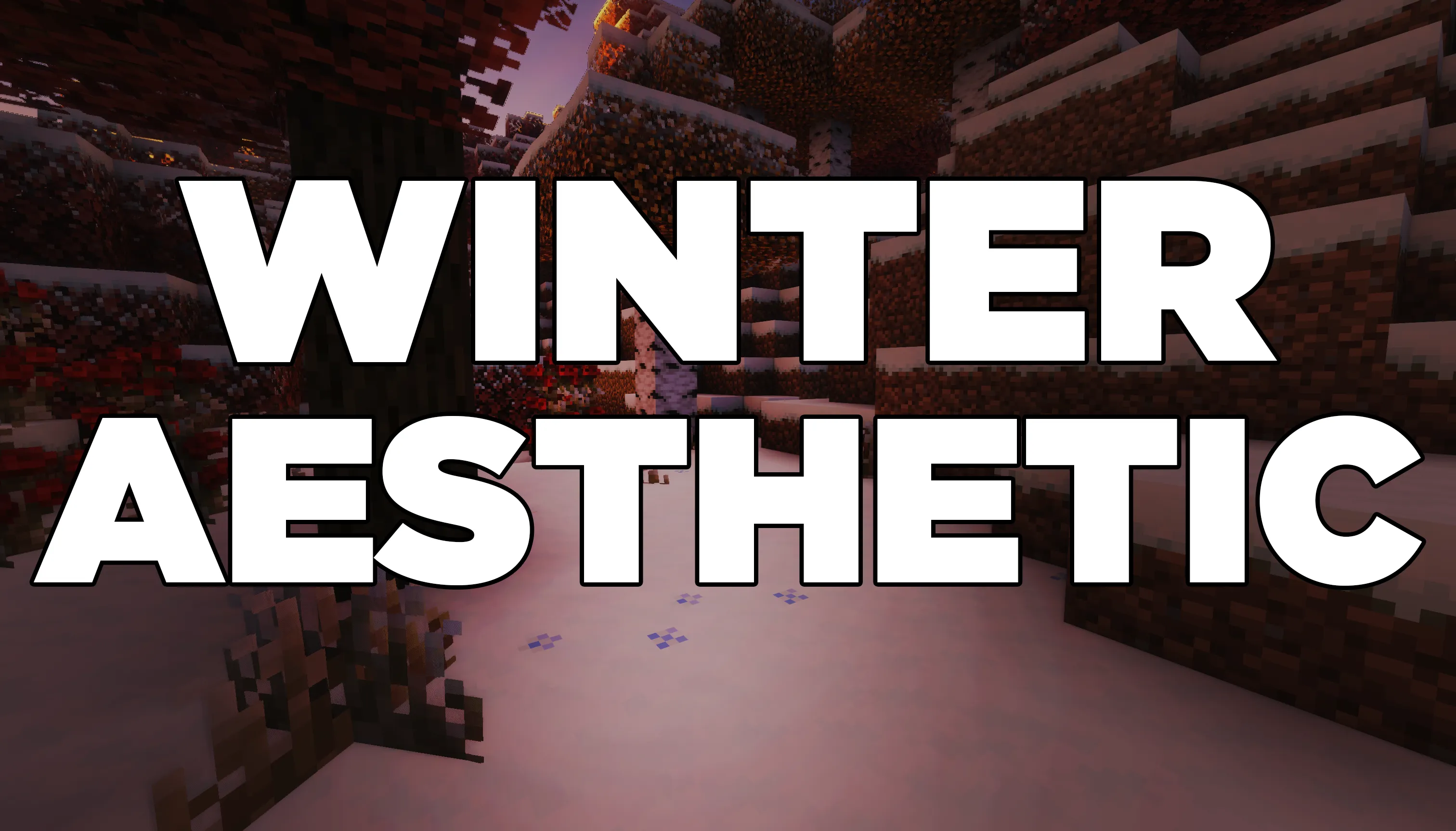 Jxk Winter Aesthetic — скриншот 2 (Текстуры, Minecraft)