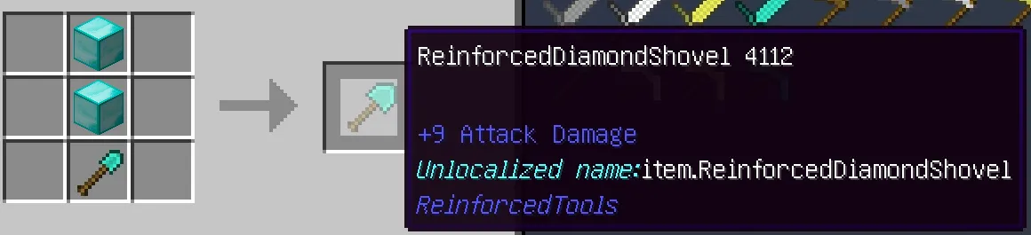 ReinforcedTools, Моды, Minecraft