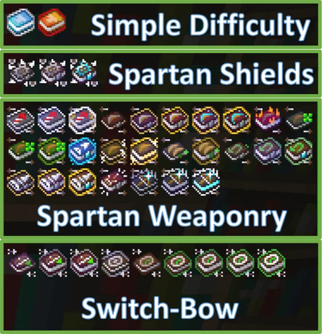 RL Enchanted Books, Текстуры, Minecraft