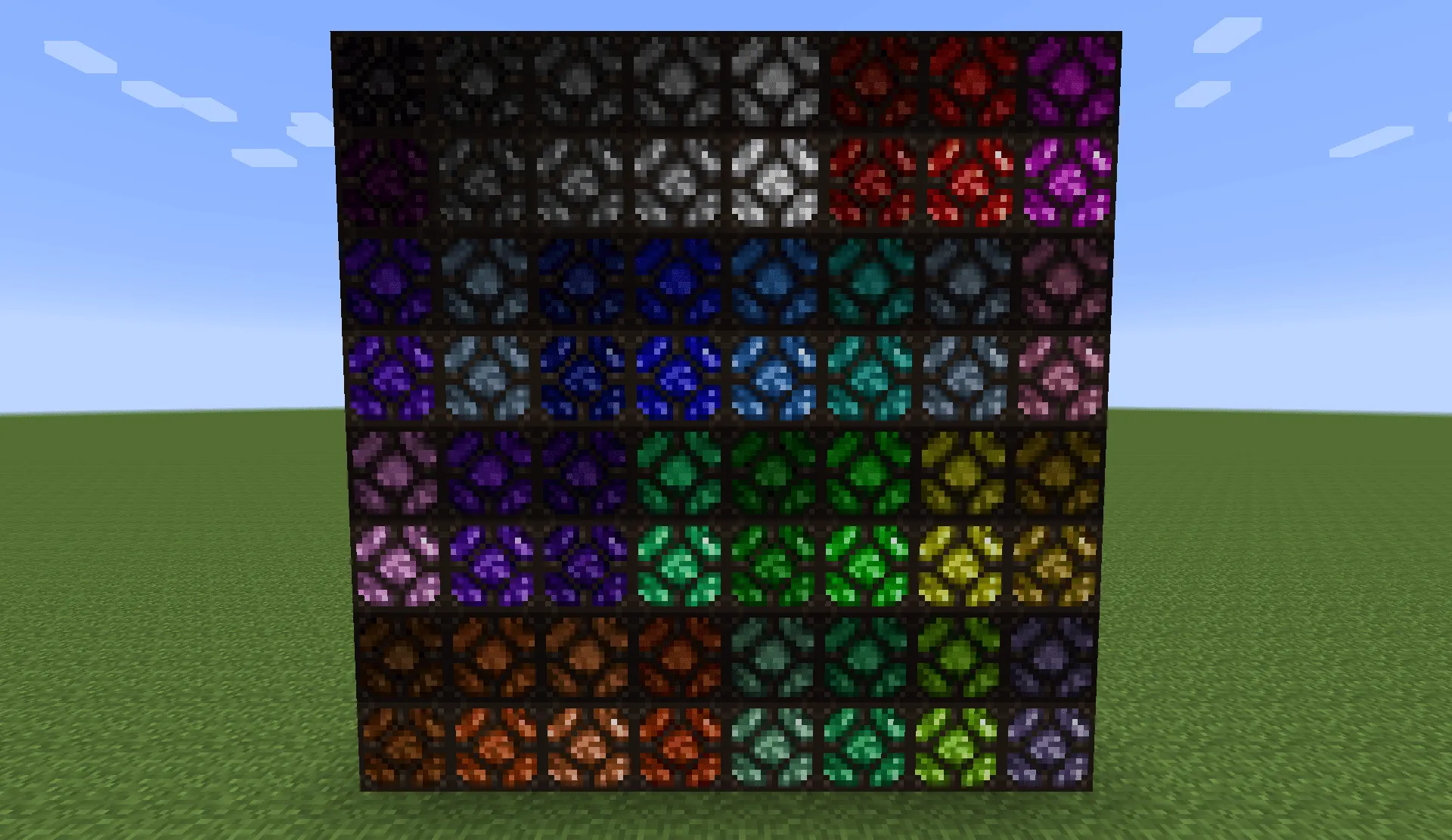 Colored Lights (RPLE) Vanilla Style Lamps — скриншот 1 (Текстуры, Minecraft)