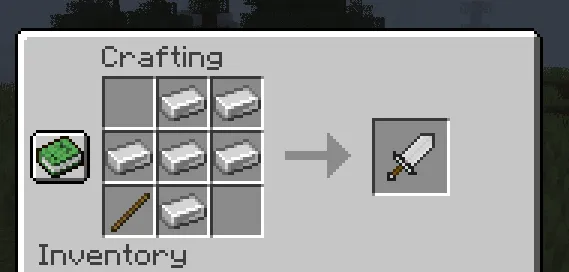 Great Swords using vanilla resources  — скриншот 3 (Моды, Minecraft)