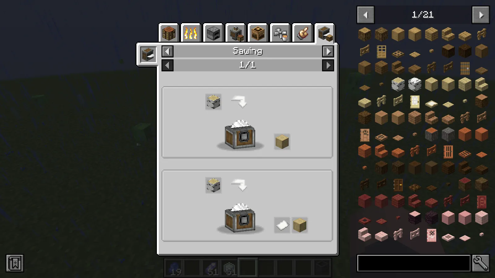 Create MMA, Моды, Minecraft