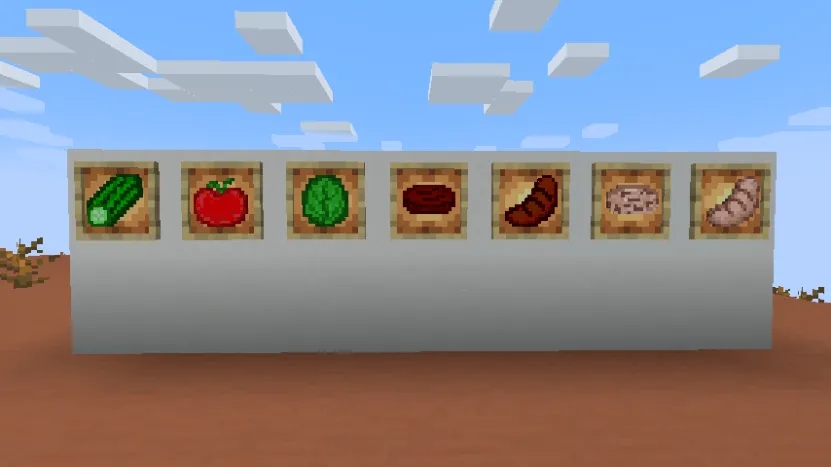 Food Coma: More Foods — скриншот 4 (Моды, Minecraft)
