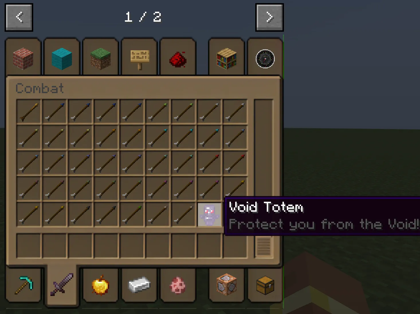 Void Totem and other different things, Моды, Minecraft