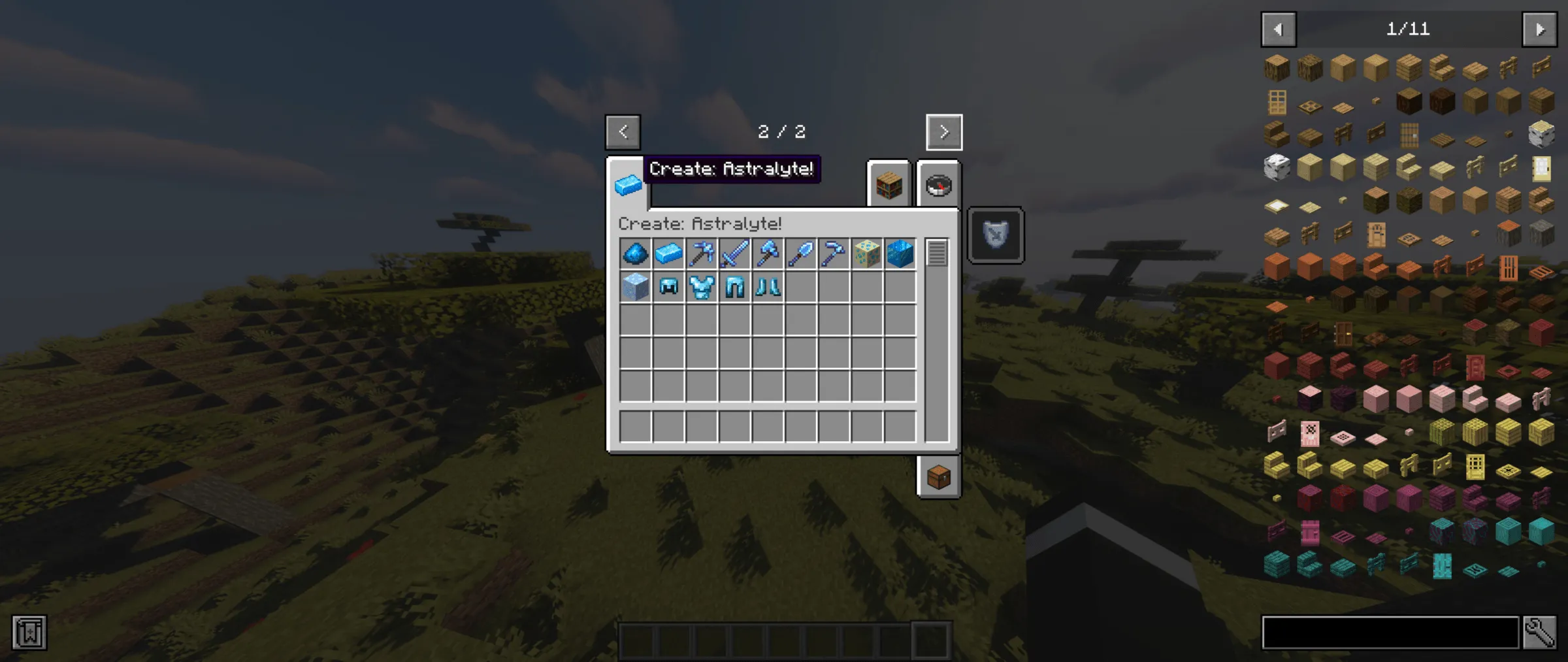 Create: Astralyte!, Моды, Minecraft