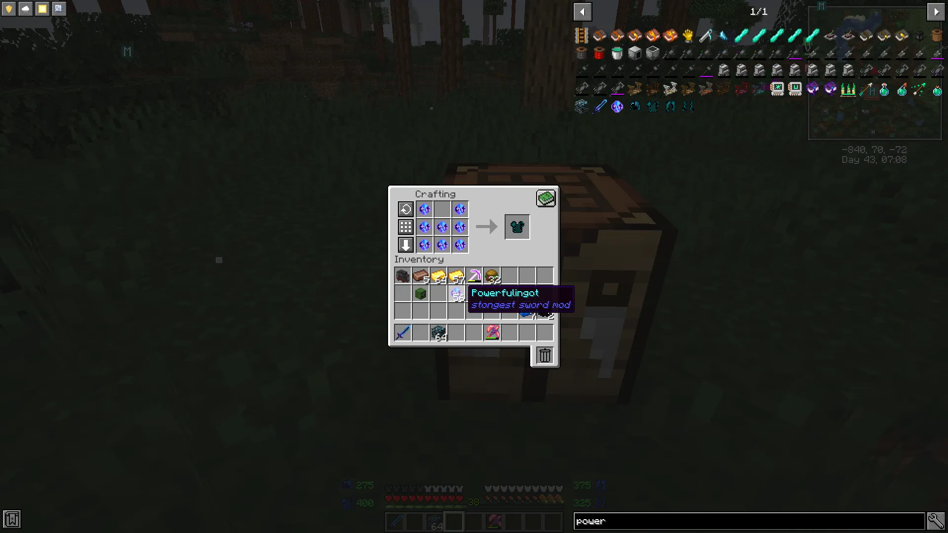 The Powerful Mod, Моды, Minecraft