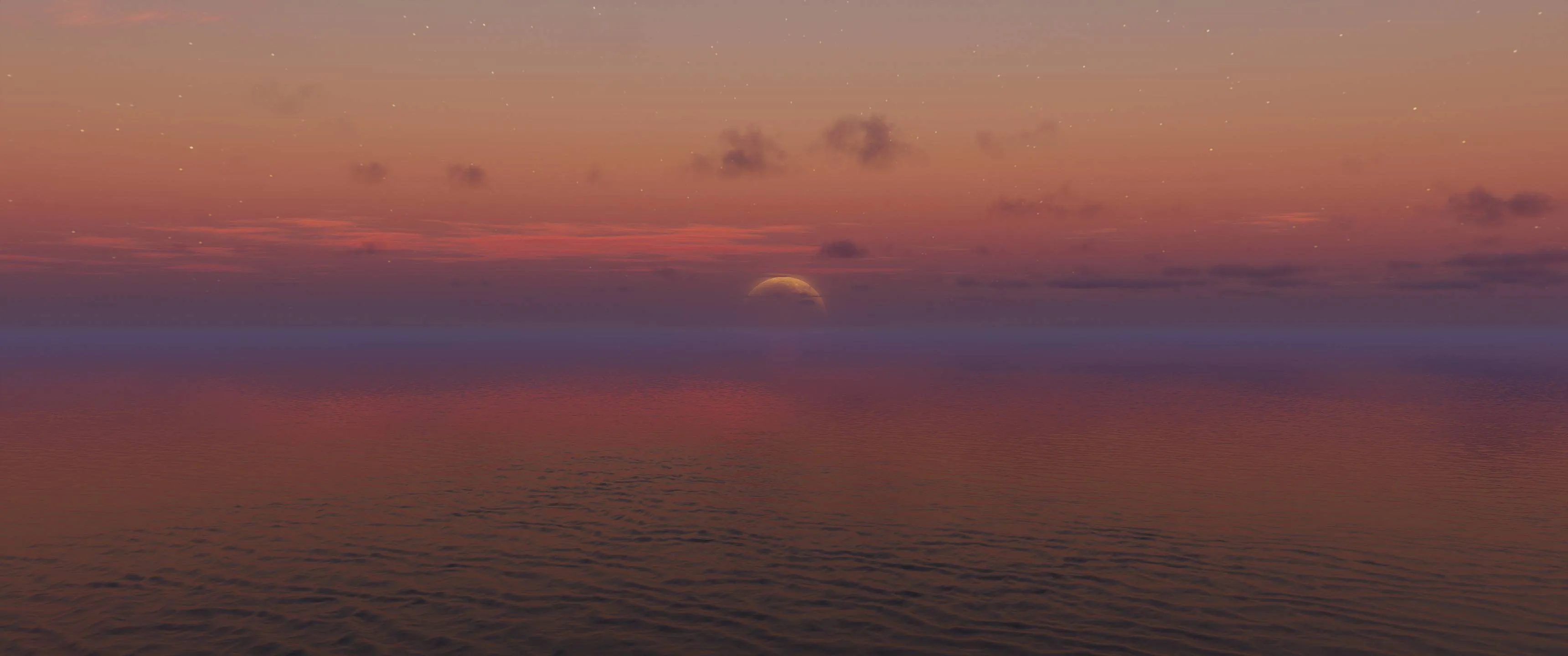 Realistic Sun & Moon — скриншот 4 (Текстуры, Minecraft)
