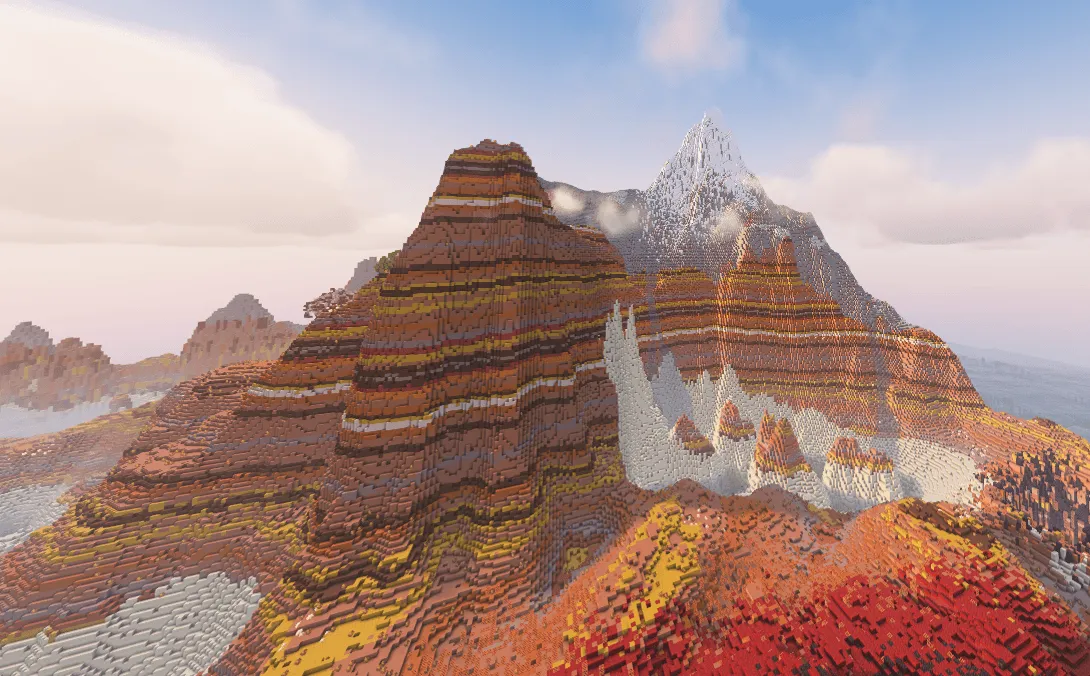 TaterLands - Oblivion Peaks — скриншот 2 (Карты, Minecraft)