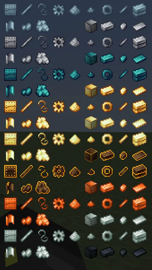 Ropyxa Recourses (RR), Моды, Minecraft